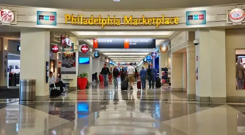 phl airport map food