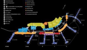 phl airport map food